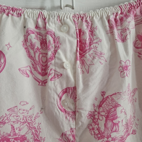 NWOT Katie Kime X Wicked:For Good Graphic Lounge Shorts - Picture 6 of 12